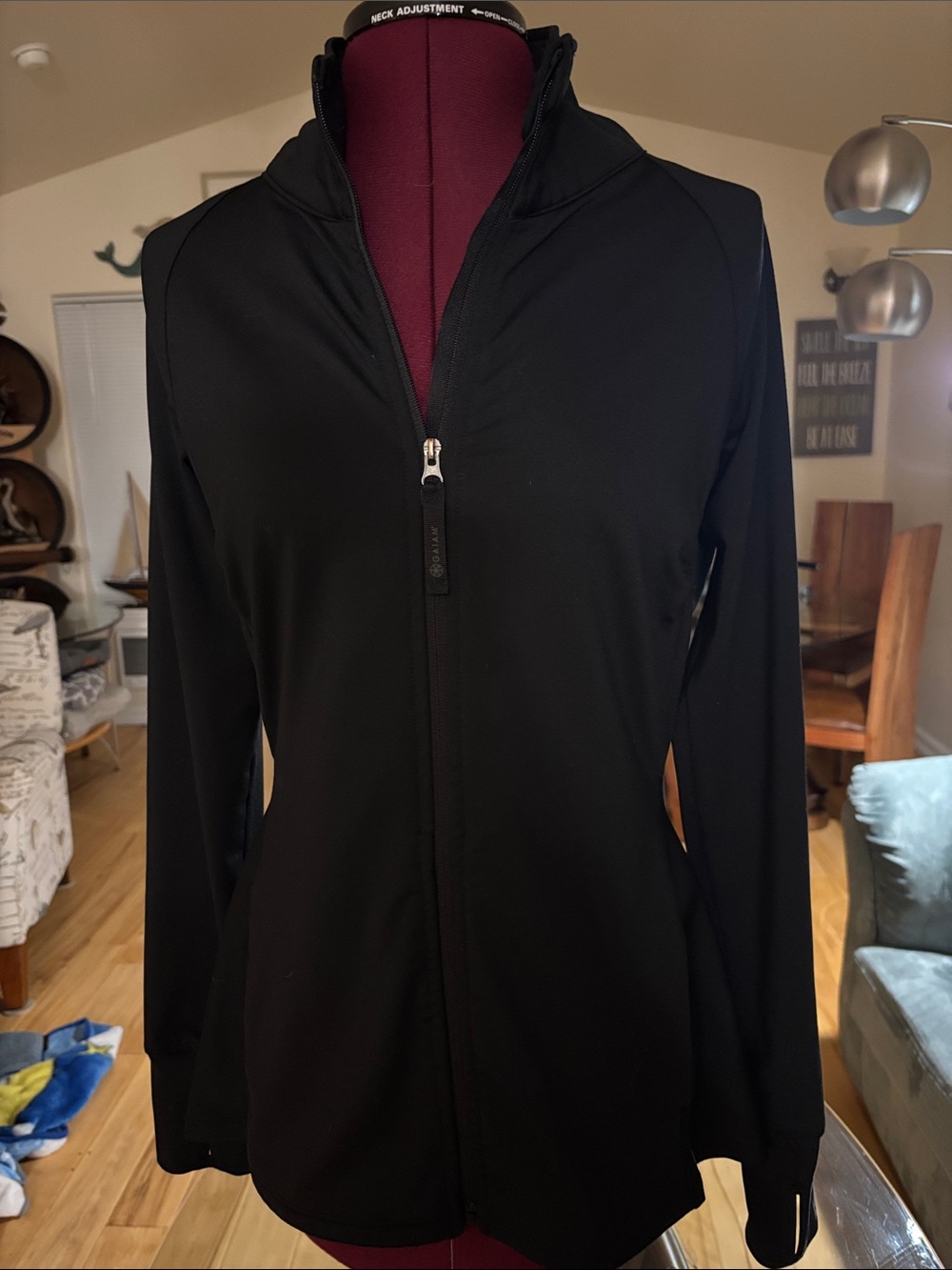 GAIAM Black Full-Zip Utility Jacket